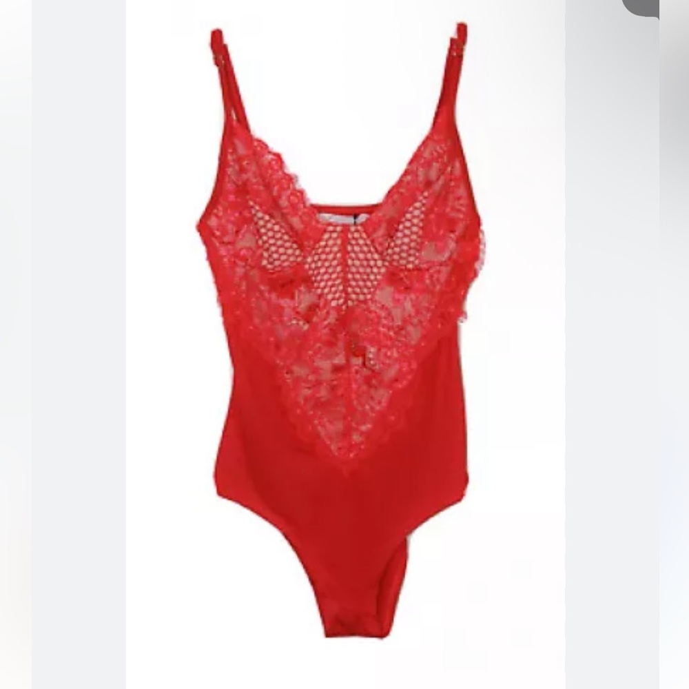 Vera & Lucy Lace Bodysuit, Size M